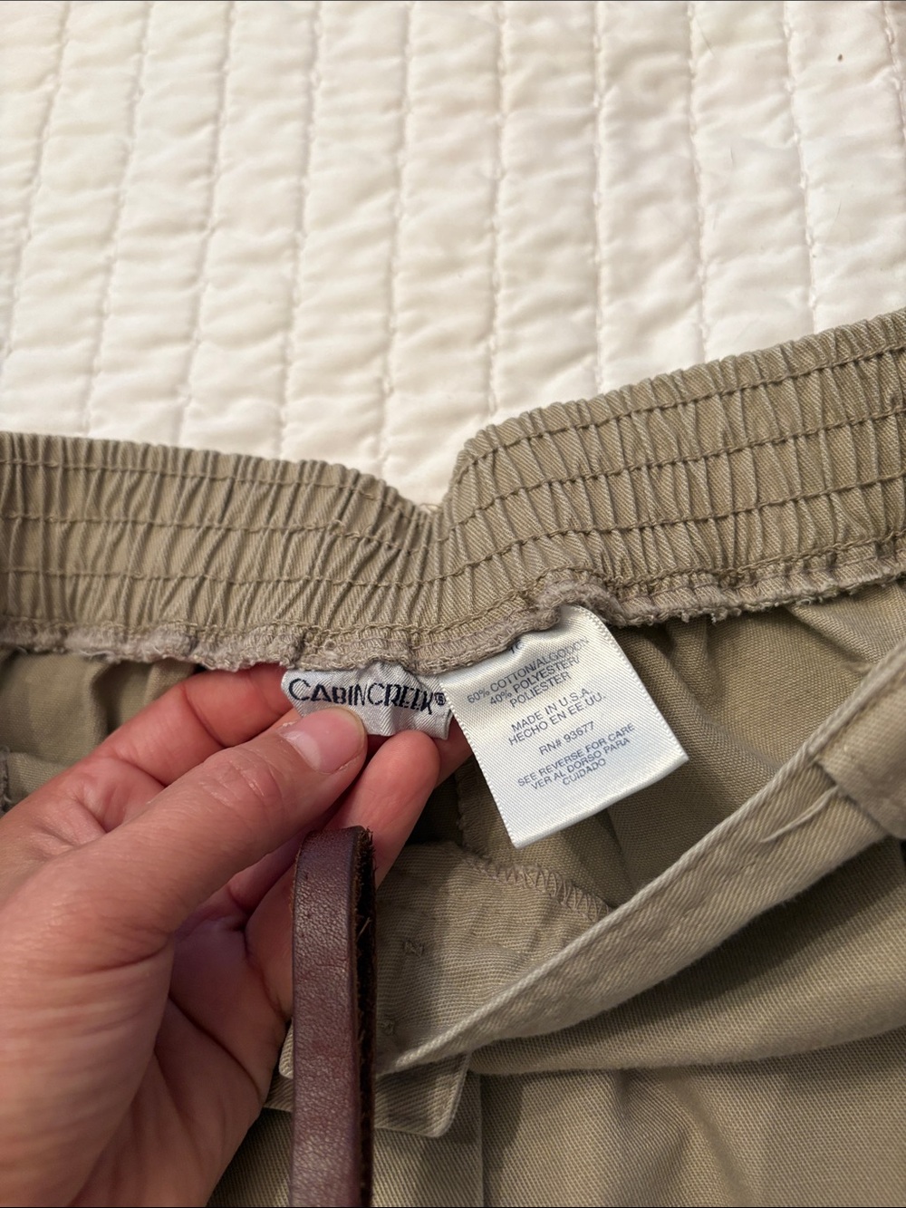 Vintage Classic Button-Front A-Line Skirt - Taupe - Picture 3 of 3